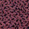 1 Yard Salsa and Navy Flocked Paisley Twisted Squares Printed Viscose Woven Fabric Width 57 Inches